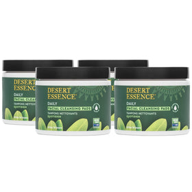 Desert Essence front packaging showing product benefits and pad count