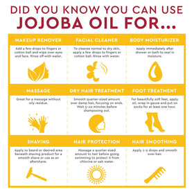 scalp massage with Desert Essence jojoba oil highlighting nourishment and soothing effect