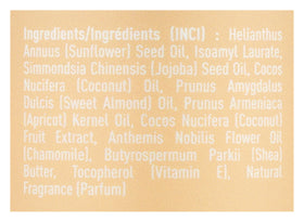 Desert Essence oil texture droplet emphasizing lightweight, non-greasy feel