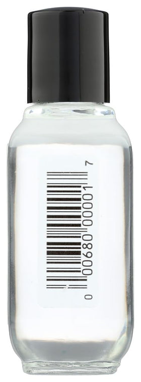 Desert Essence tea tree oil amber bottle close-up showing cap and texture for freshness