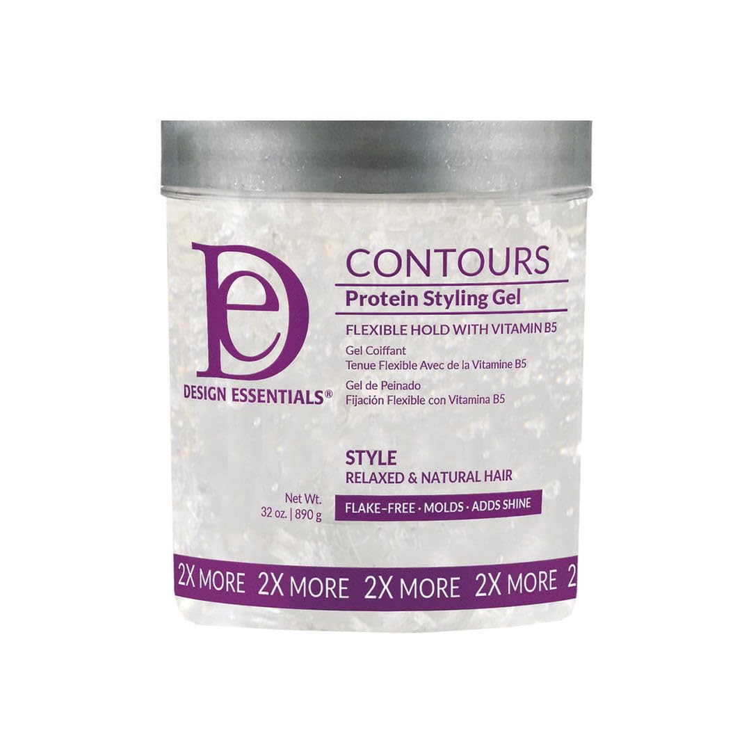 Design Essentials front packaging showing label and 32 oz jar benefit clarity