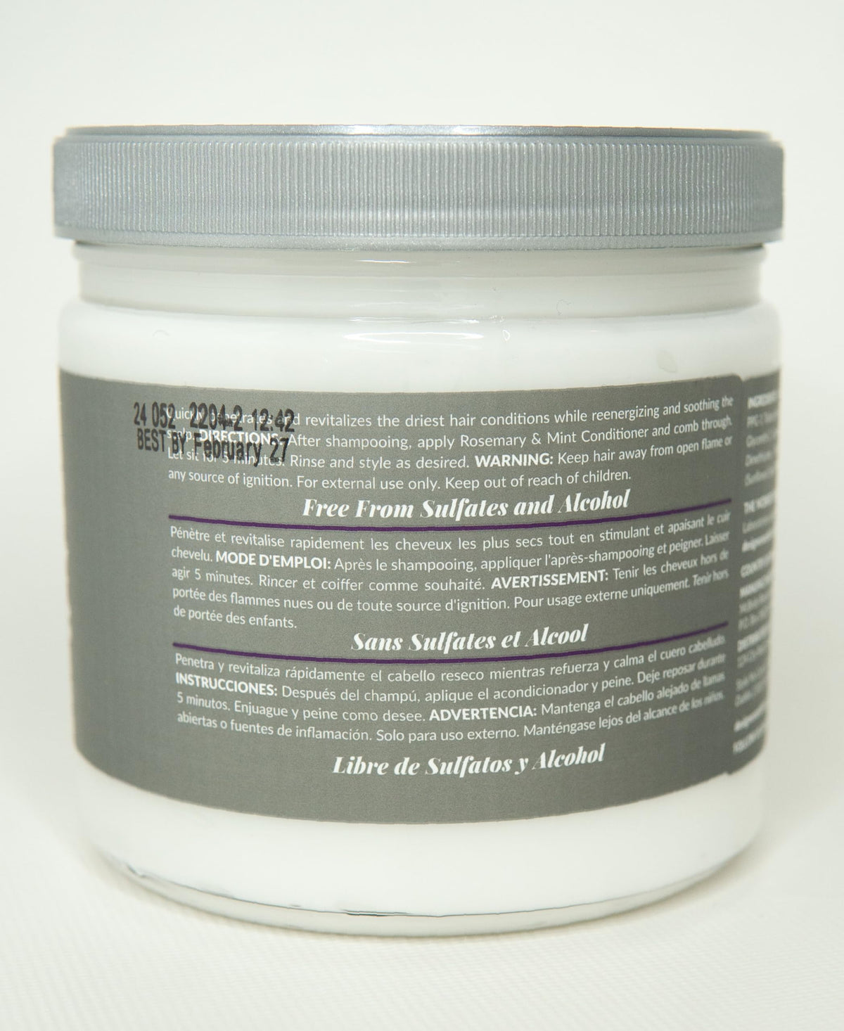 Design Essentials creamy texture closeup showing moisturized hair benefit
