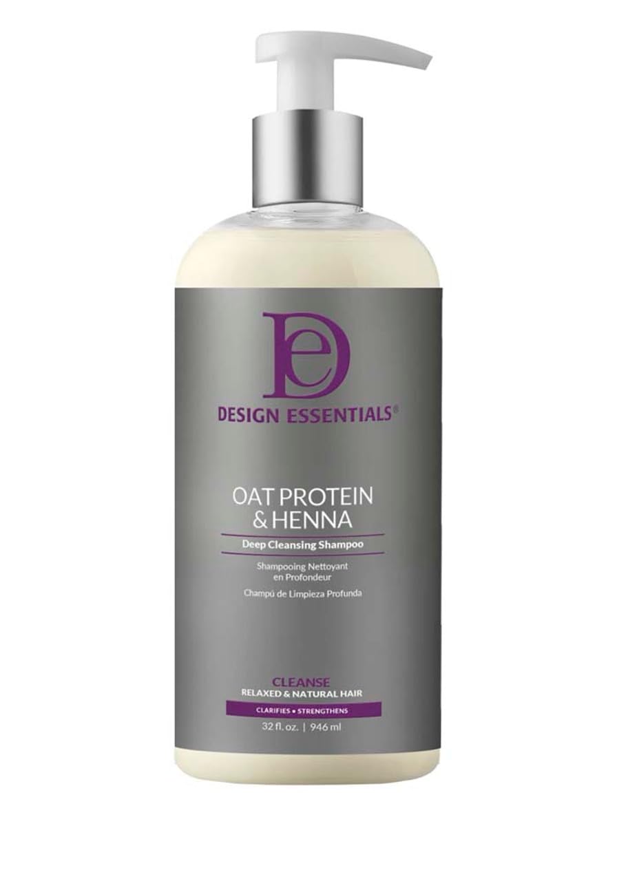 Design Essentials front packaging 32oz bottle showing branding and benefits