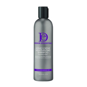 Design Essentials front packaging shows bottle and label, highlighting sulfate-free benefit