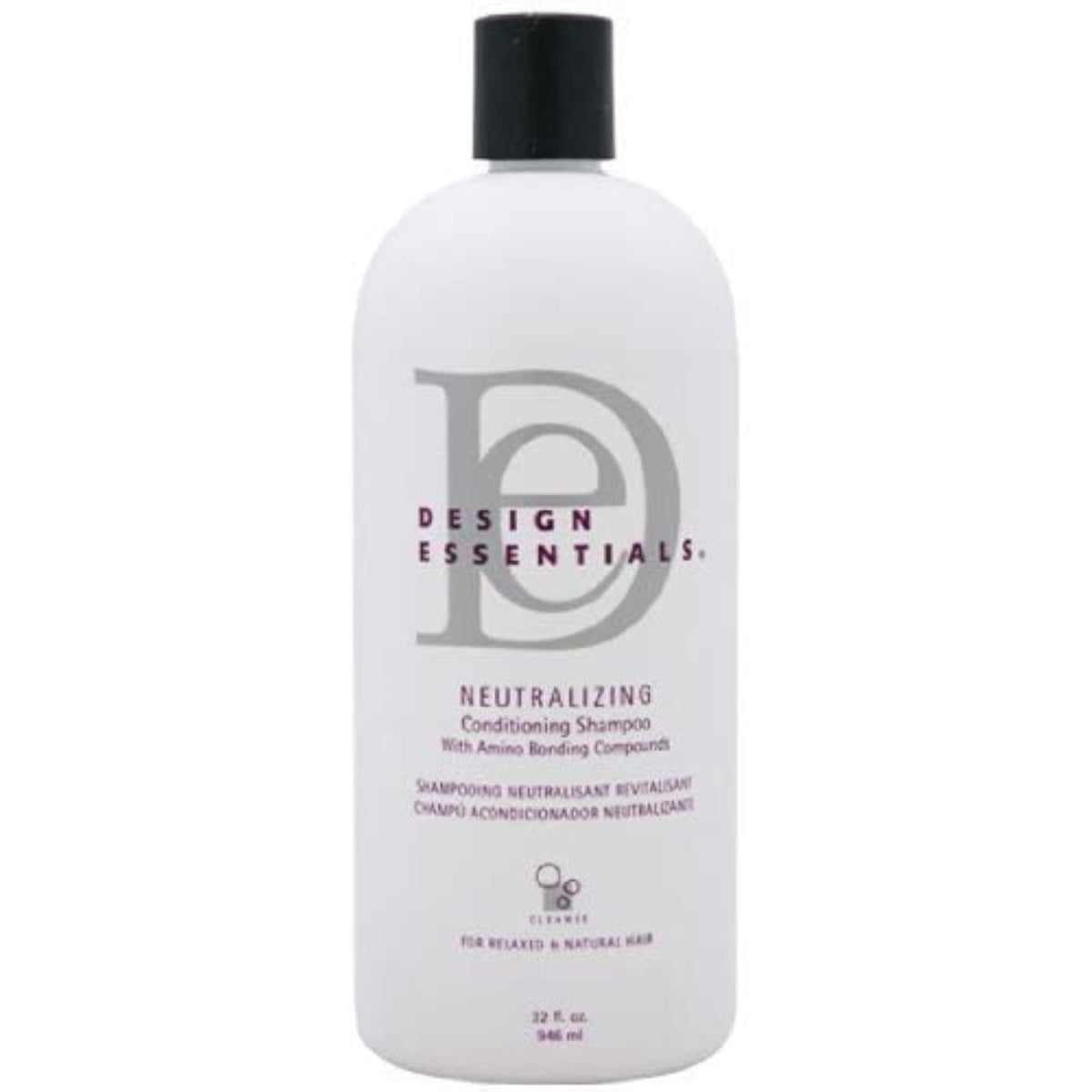 Design Essentials close-up of pink-to-white lather indicating proper neutralizer rinse progress