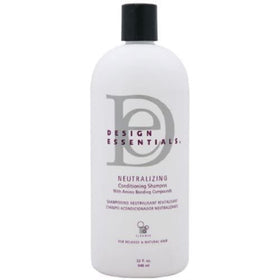 Design Essentials close-up of pink-to-white lather indicating proper neutralizer rinse progress