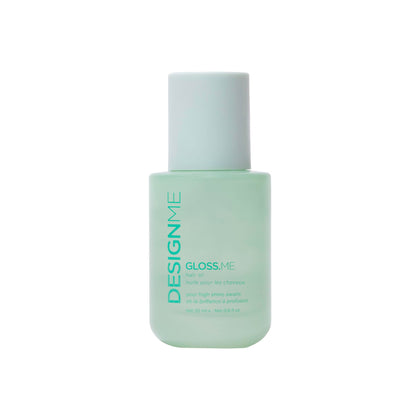 Design.Me Gloss.Me front bottle showing sleek packaging and travel-friendly size