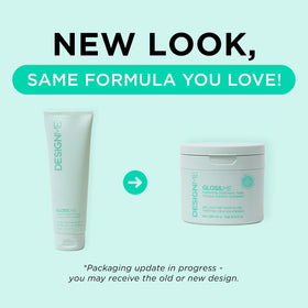 Design.Me GLOSS.ME creamy mask texture highlighting easy spreadability and hydration