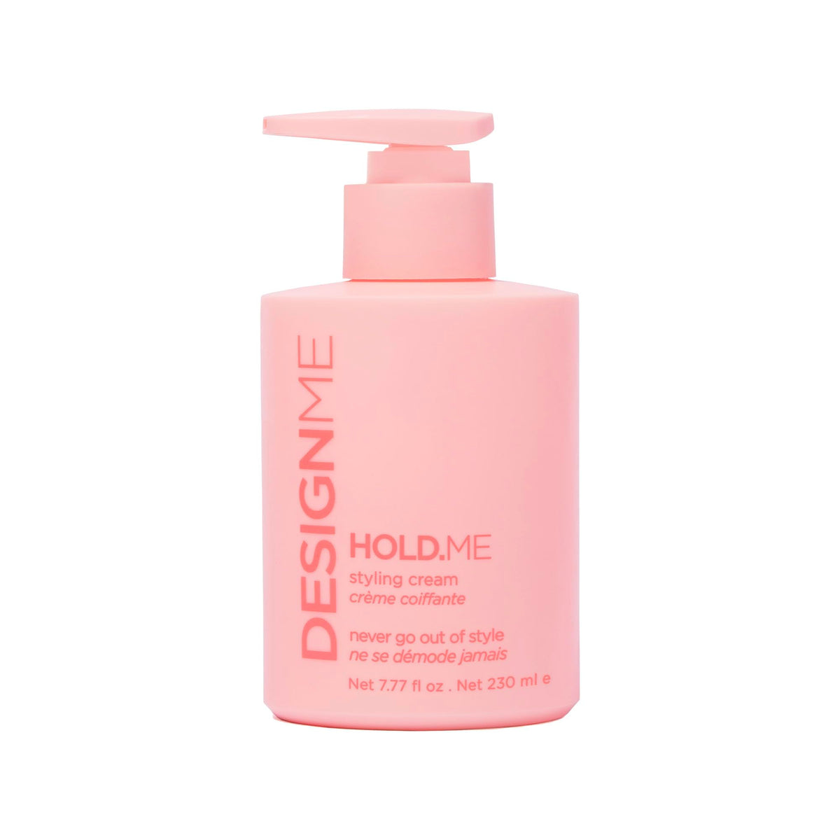 Design.Me front packaging showing the styling cream and its tidy design benefits