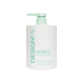 Design.Me front bottle shot showing product and easy-to-use sizing benefit