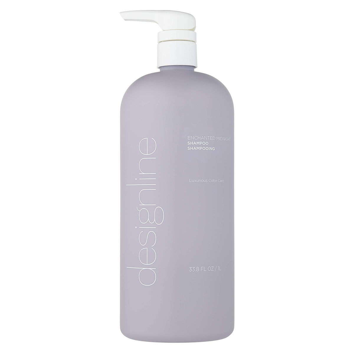 DESIGNLINE bottle front packaging showing product branding and benefits for color protection
