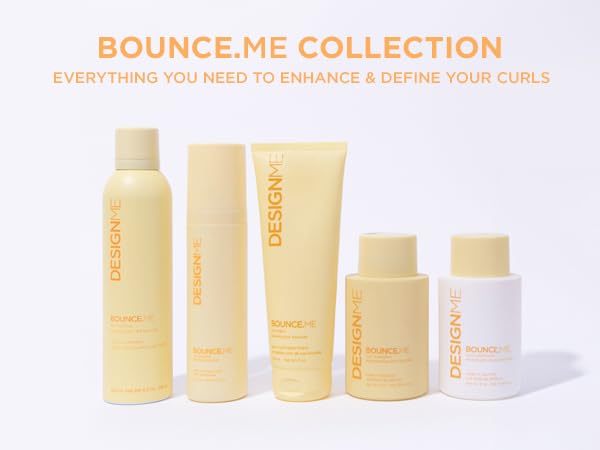 Design.Me curl cream on bathroom counter in lifestyle scene for everyday use