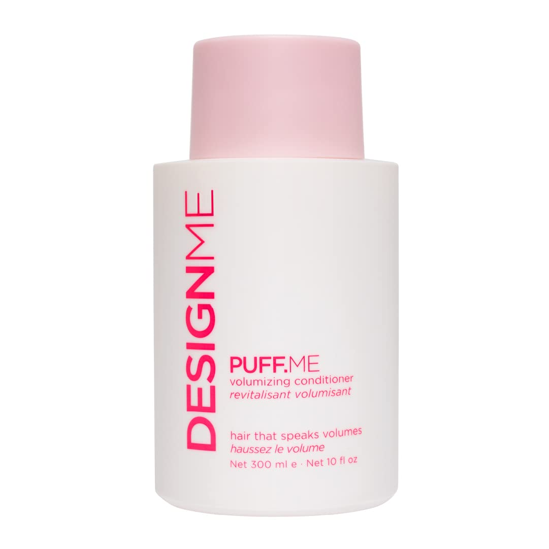 Design.Me PUFF.ME front packaging showing product benefits and color-safe claim