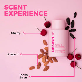 Close-up foam and lather texture of Design.Me shampoo highlighting gentle cleansing without residue