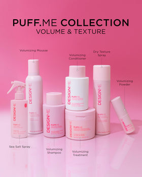 Design.Me PUFF.ME close-up of matte finish hair showing soft touchable texture