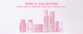 Design.Me PUFF.ME bottle in hand to show size and travel-friendly convenience