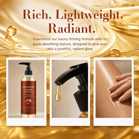 DESIYUE texture on skin close-up demonstrating quick absorption and glow