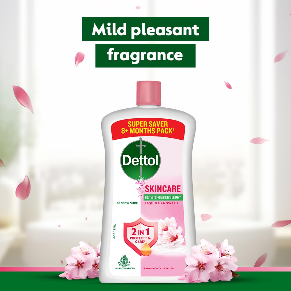 Dettol label displaying ingredient list and natural cleanser highlights