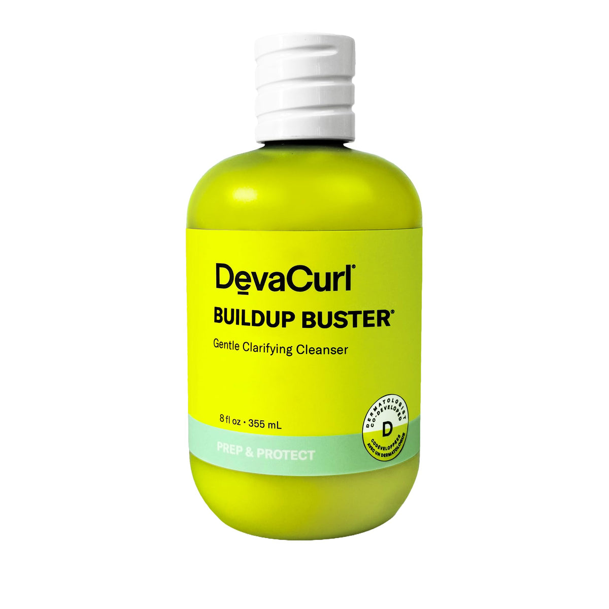 DevaCurl front packaging showing bottle and label for clear product ID and trust