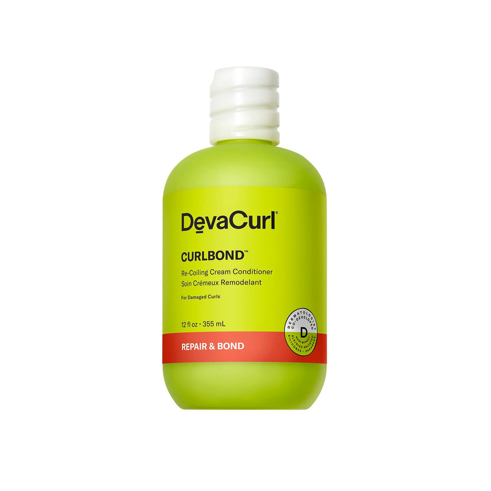 DevaCurl front packaging showing bottle and label for easy identification and benefits