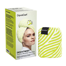 DevaCurl button and elastic loop detail demonstrating secure hands-free fastening benefit