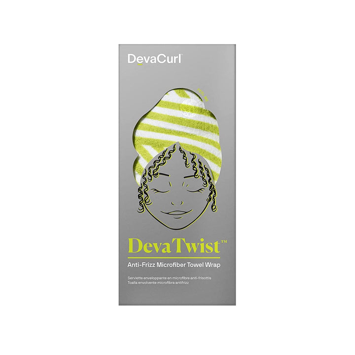 DevaCurl DevaTwist front view showing crescent shape and secure fit for frizz control