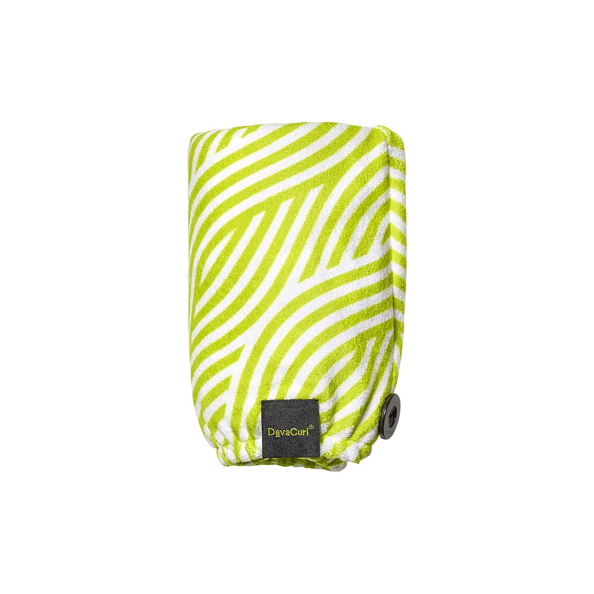 DevaCurl microfiber fabric close-up highlighting soft texture for gentle curl protection