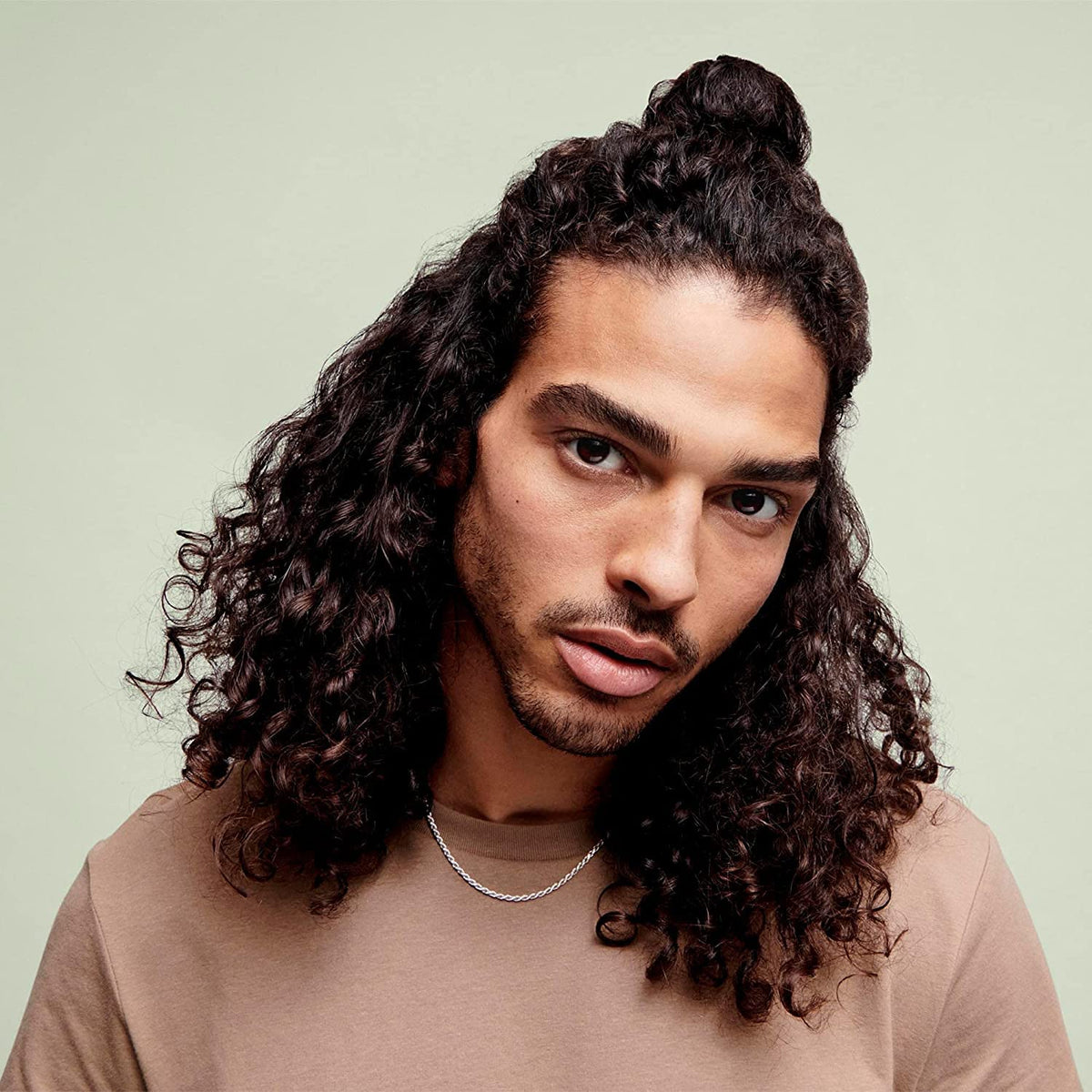 DevaCurl finished diffused curls demonstrating bounce and frizz control