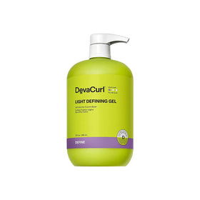 DevaCurl front packaging showing bottle and Bright Breeze label for clear product ID