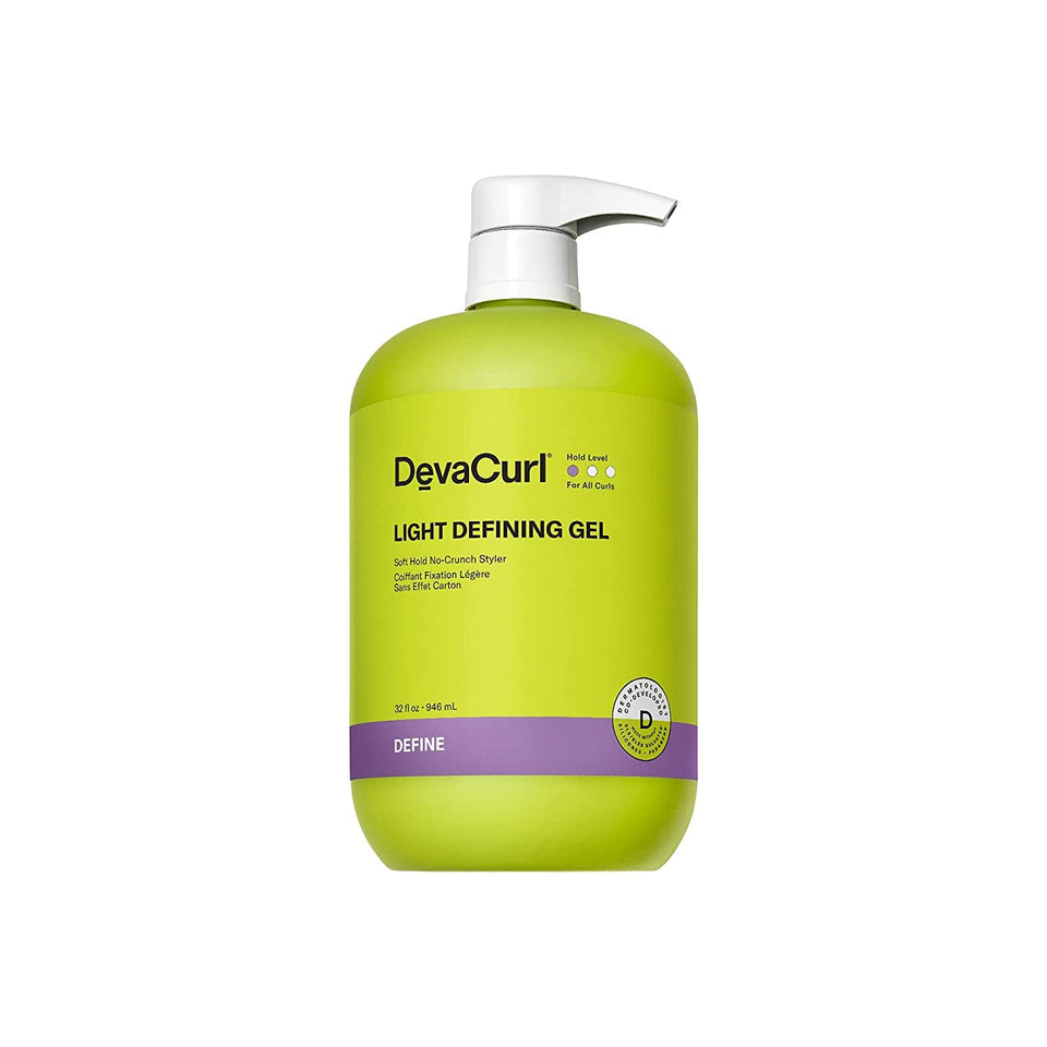 DevaCurl front packaging showing bottle and Bright Breeze label for clear product ID