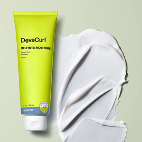 DevaCurl creamy mask texture close-up illustrating rich hydration and smooth spread