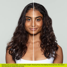 DevaCurl open tub with cream scoop showing product consistency for deep conditioning