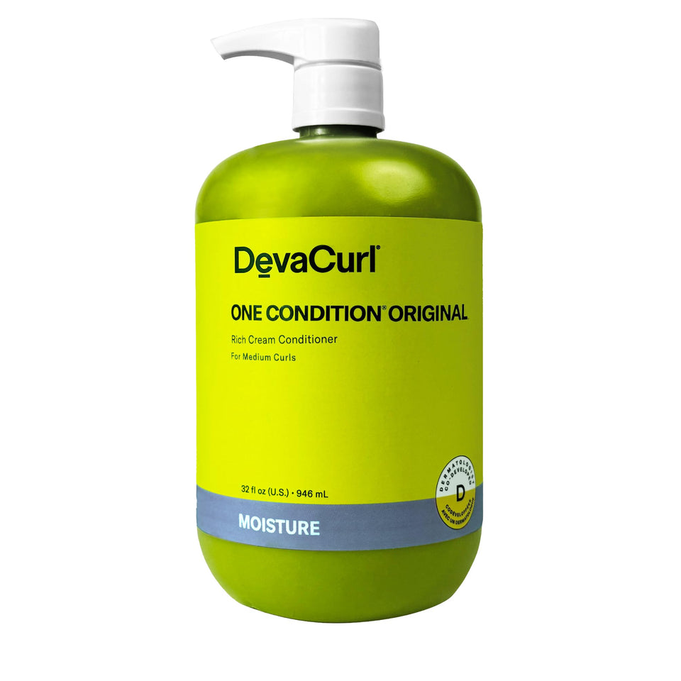 DevaCurl tub front view showing product and lemongrass scent for hydration