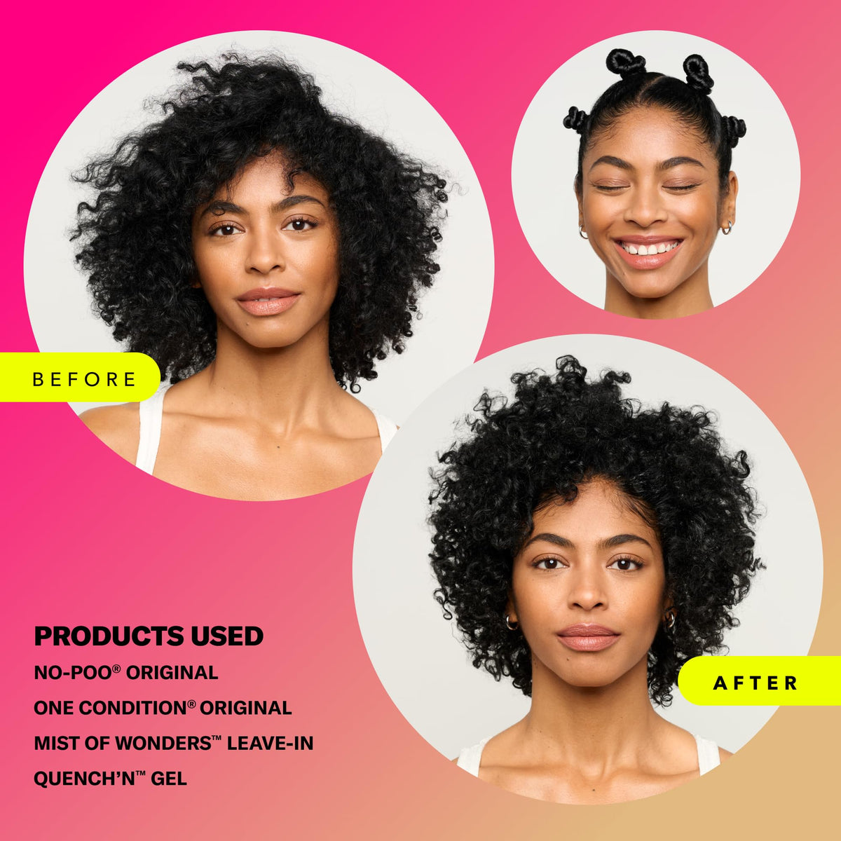 DevaCurl styled curls dried with a diffuser showing defined bounce and volume