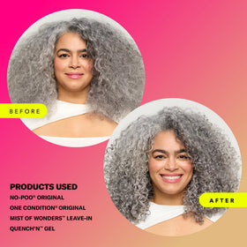 DevaCurl applying gel in hand demonstrating even distribution and easy use