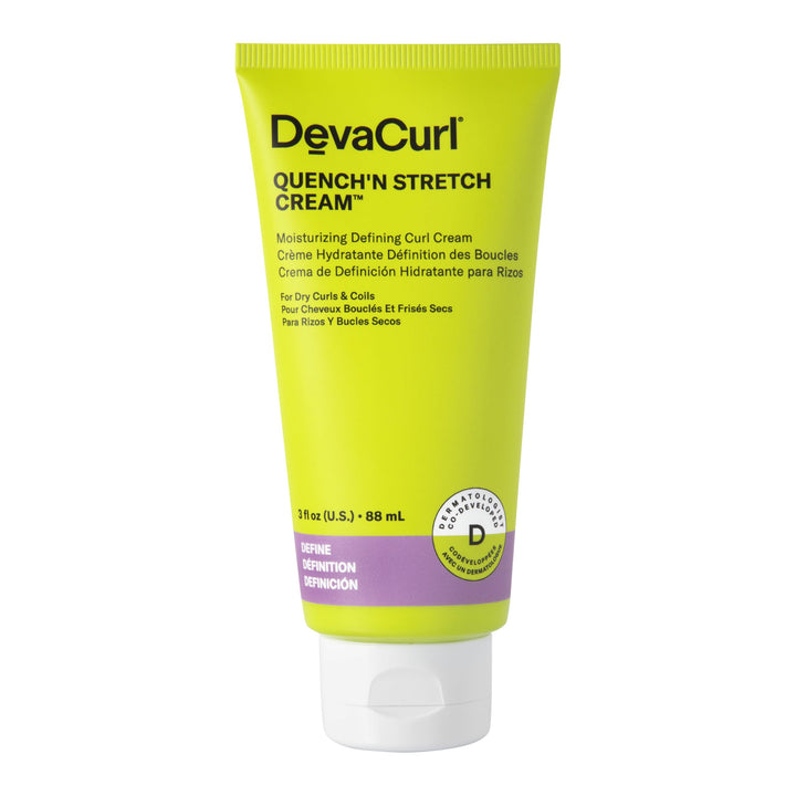 DevaCurl jar front view showing product packaging and easy-to-use size