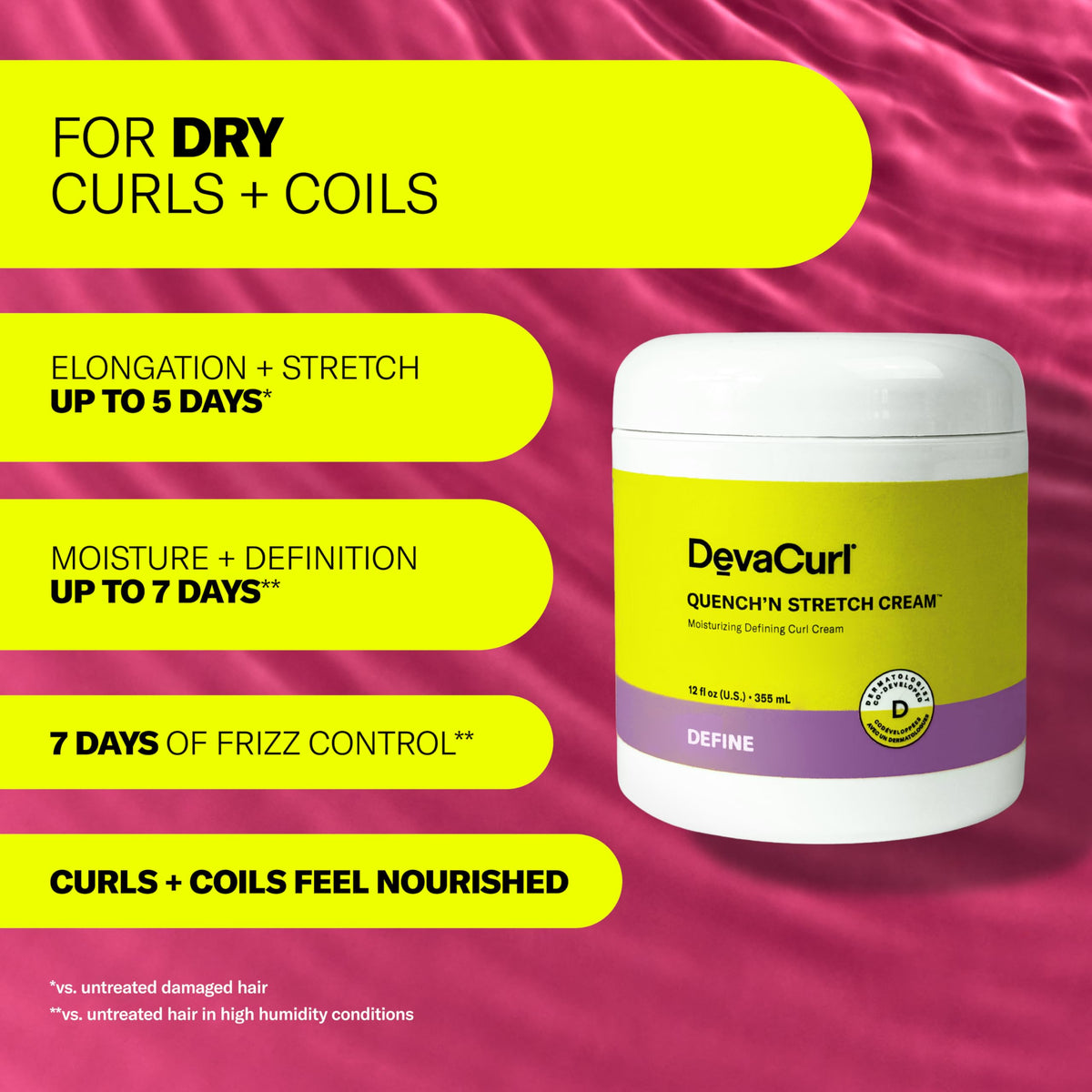 DevaCurl cream texture on palm highlighting smooth moisturizing slip