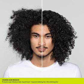 DevaCurl comb-through demo highlighting improved manageability