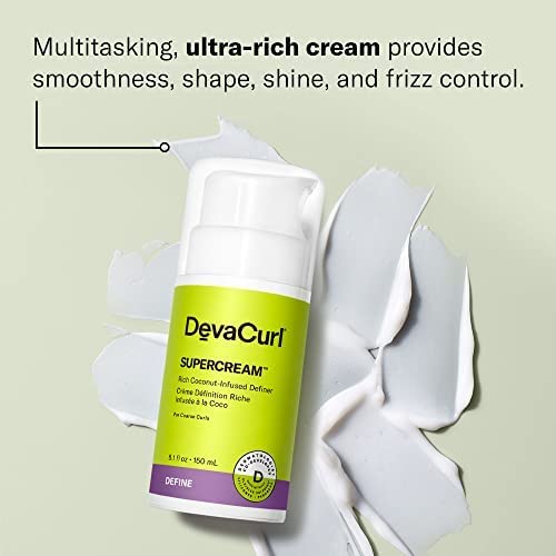 DevaCurl SuperCream close-up texture in jar highlighting rich creamy hydration