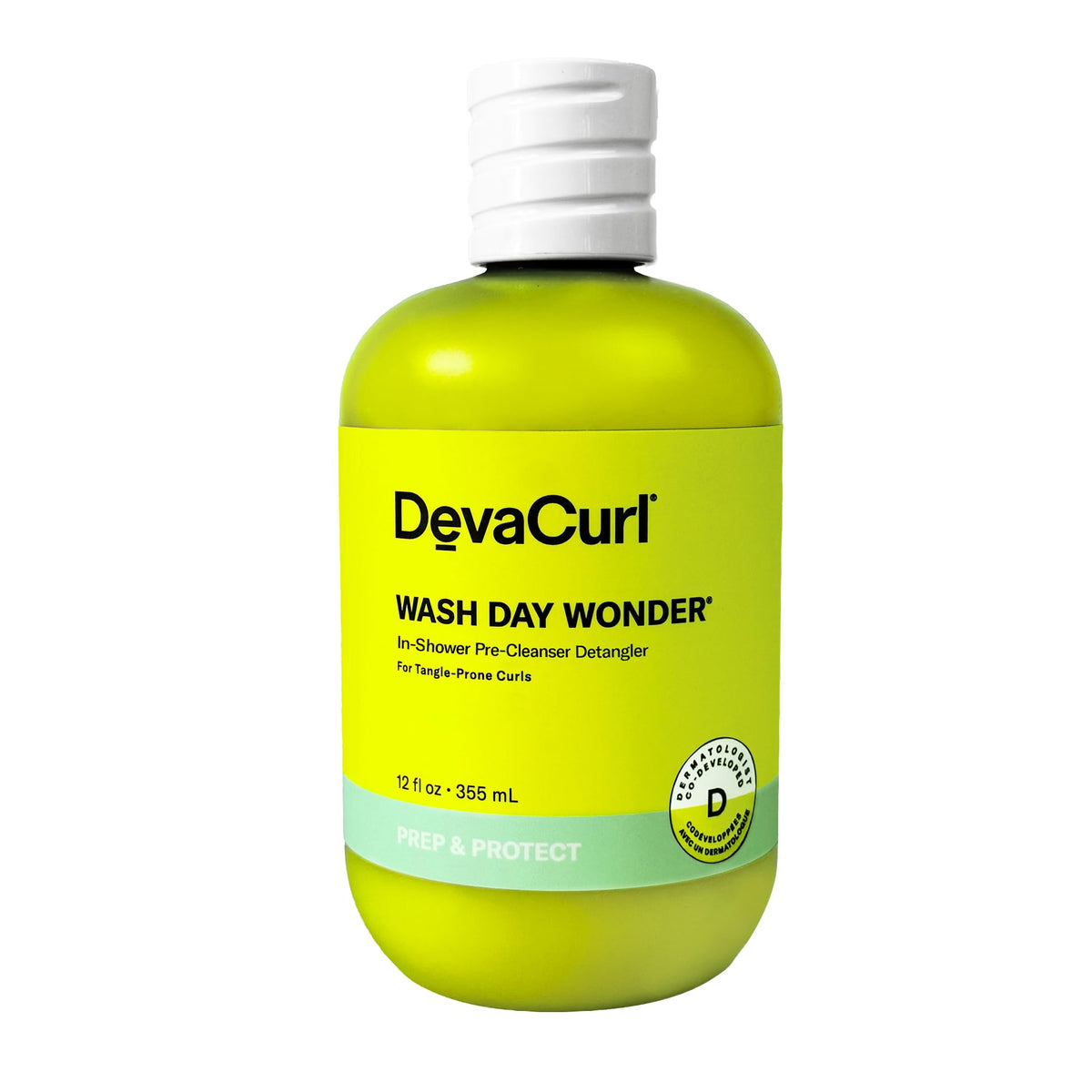 DevaCurl front packaging showing Green Oasis bottle and benefits