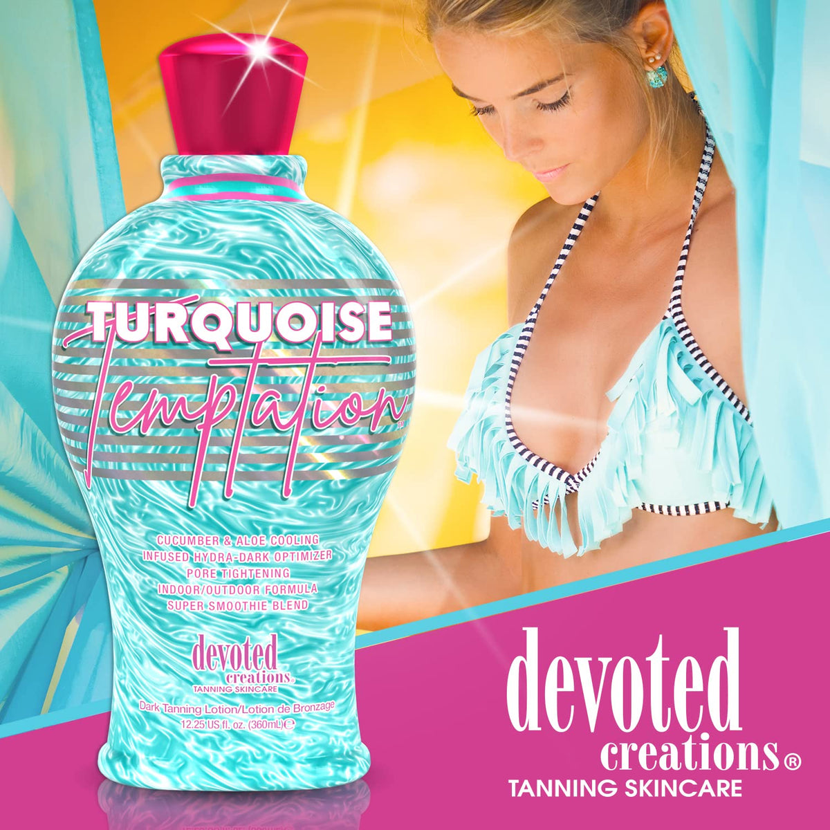 Devoted Creations lotion being applied to hand showing fast-absorbing benefit