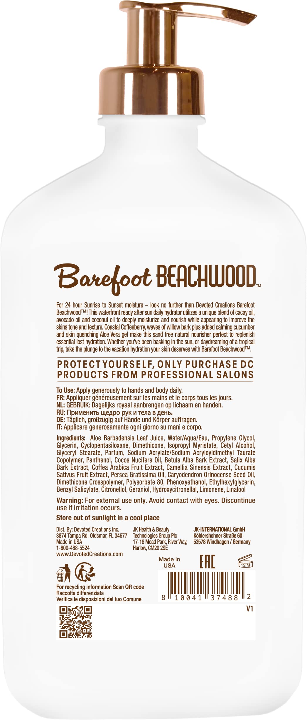 Devoted Creations texture close-up demonstrating lightweight, fast-absorbing formula