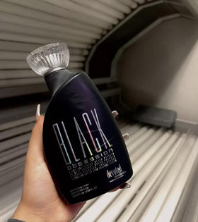 Devoted Creations label close-up highlighting key actives and ingredient benefits