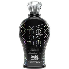 Devoted Creations front packaging showing sleek bottle and product name benefit: clear brand presentation