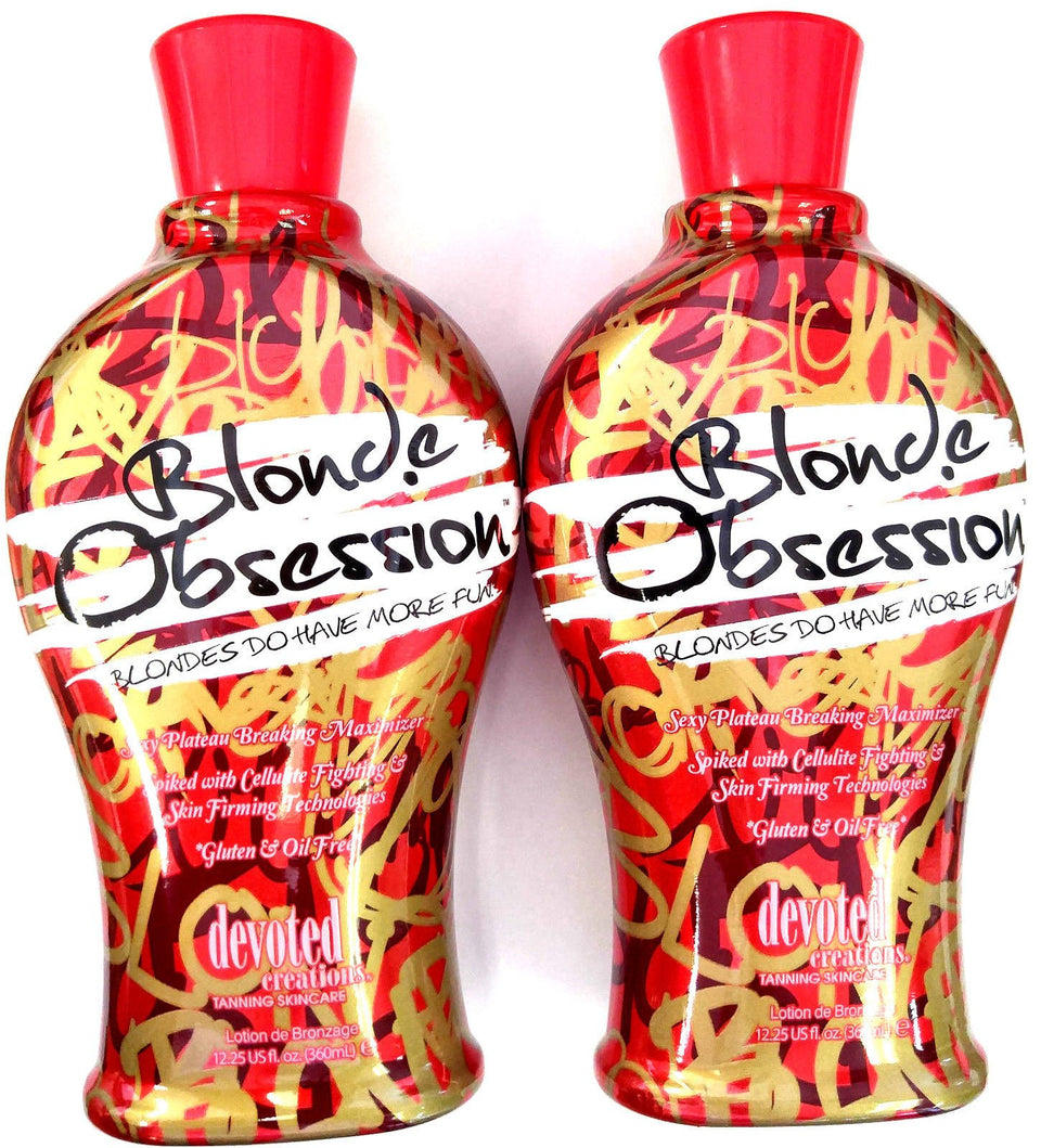 Devoted Creations bottle front view showing label and bronzing lotion benefits