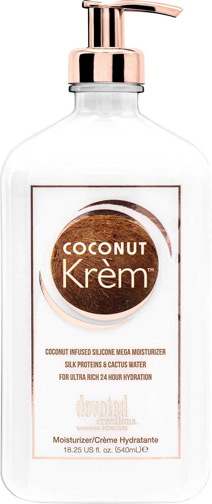 Devoted Creations Coconut Krém front jar showing rich hydration
