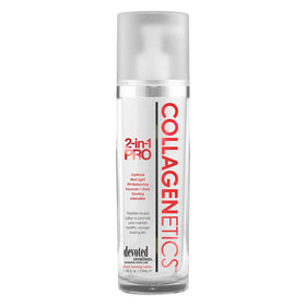 Devoted Creations Collagenetics front packaging showing bottle and label benefit