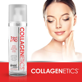 Devoted Creations Collagenetics being applied on skin demonstrating even spread