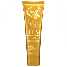 Devoted Creations front packaging showing bottle and label, conveys premium bronzing