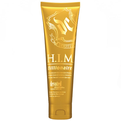 Devoted Creations front packaging showing bottle and label, conveys premium bronzing